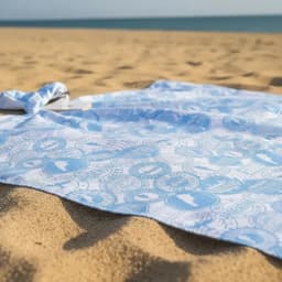 Lona de playa con mochila y estacas 1.50x1.50 - 27