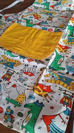 Delantal de cocina infantil ajustable - 11
