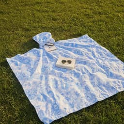 Lona de playa con mochila y estacas 1.50x1.50 - 24