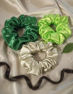 Scrunchie satén pack x3 - 2