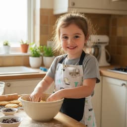 Delantal de cocina infantil ajustable - 15