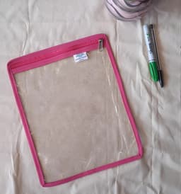 Folio sobre cristal N°3 con cierre - 5