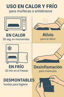 Kit ergonómico de semillas para mouse, teclado y codo - 7