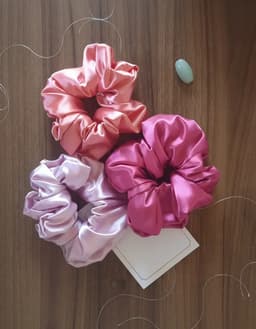 Scrunchie satén pack x3 - 16
